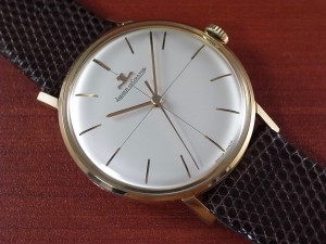 ジャガールクルト　18KYG　ラウンドケース　Cal.K800/C　ミントコンディション　1950年代