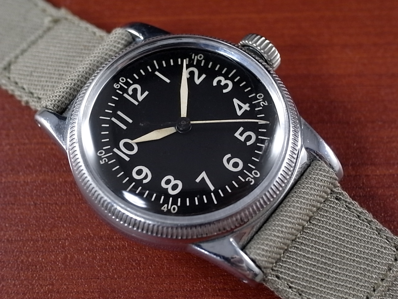 エルジン ELGIN 復刻 A-554 手巻き ミリタリー 腕時計/099 - 時計