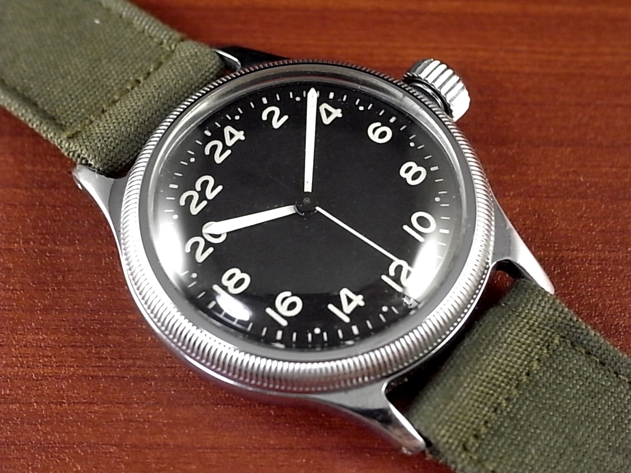 エルジン ミリタリー アメリカ陸軍航空隊 タイプa 11 24時間時計 1940年代 Vintage Watch Curious Curio キュリオスキュリオ