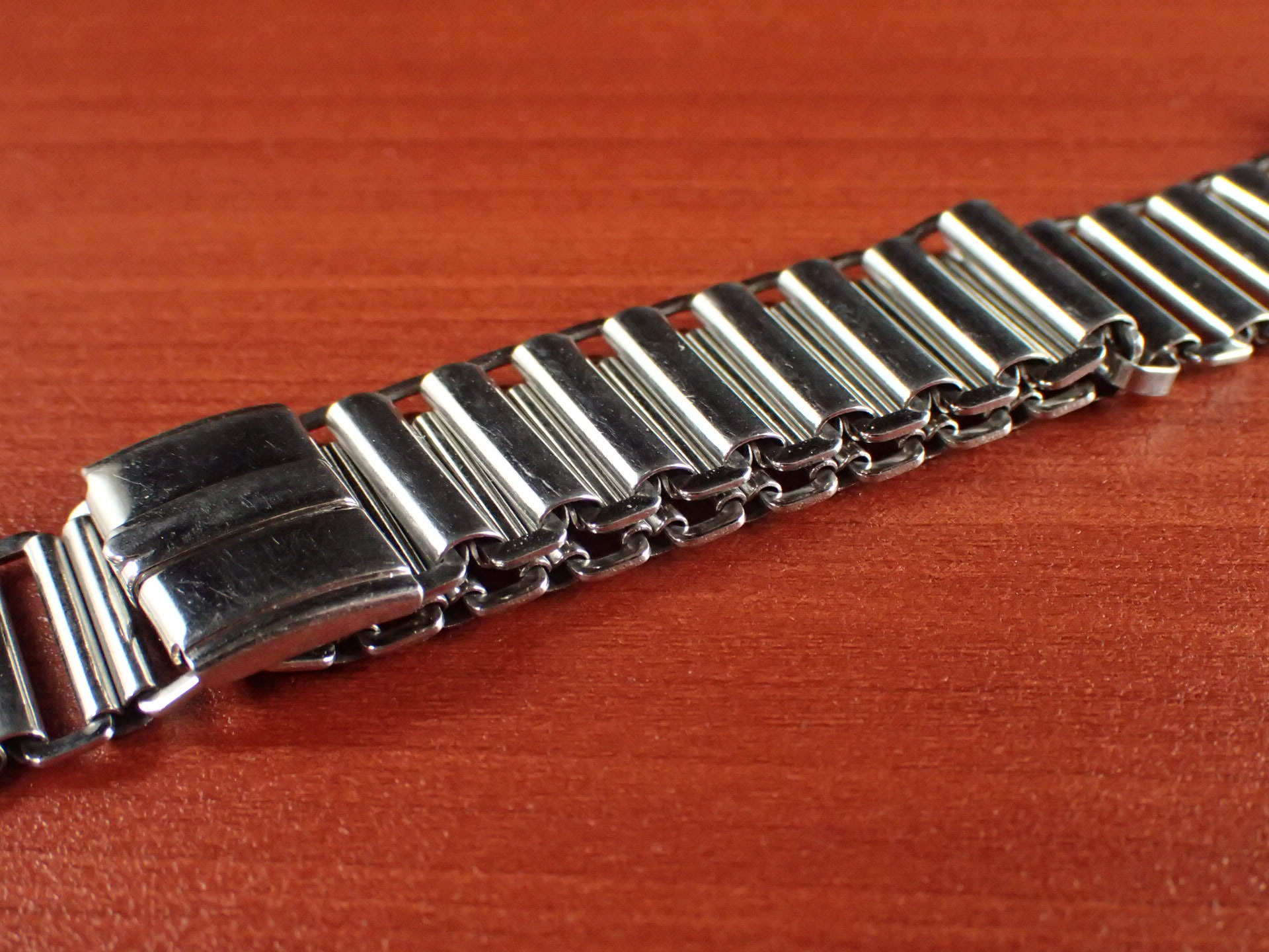 1940年代 バンブーブレスレット 腕時計 BENTEX 15mm 金属ベルト - 金属 