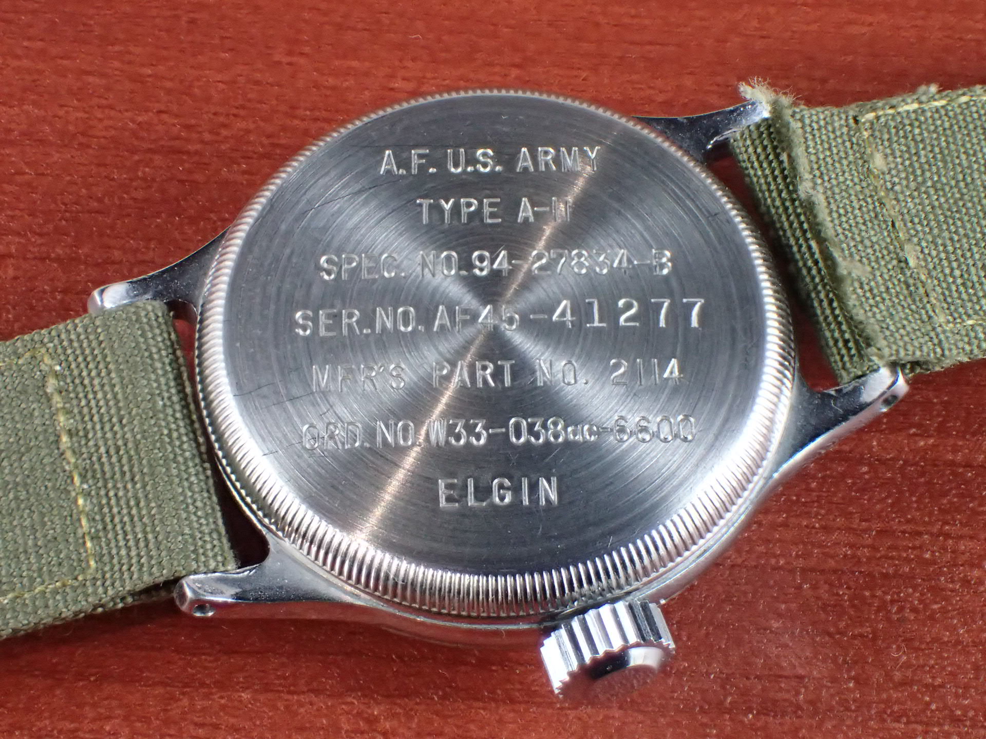 エルジン アメリカ陸軍航空軍 タイプA-11 1940年代 | VINTAGE WATCH