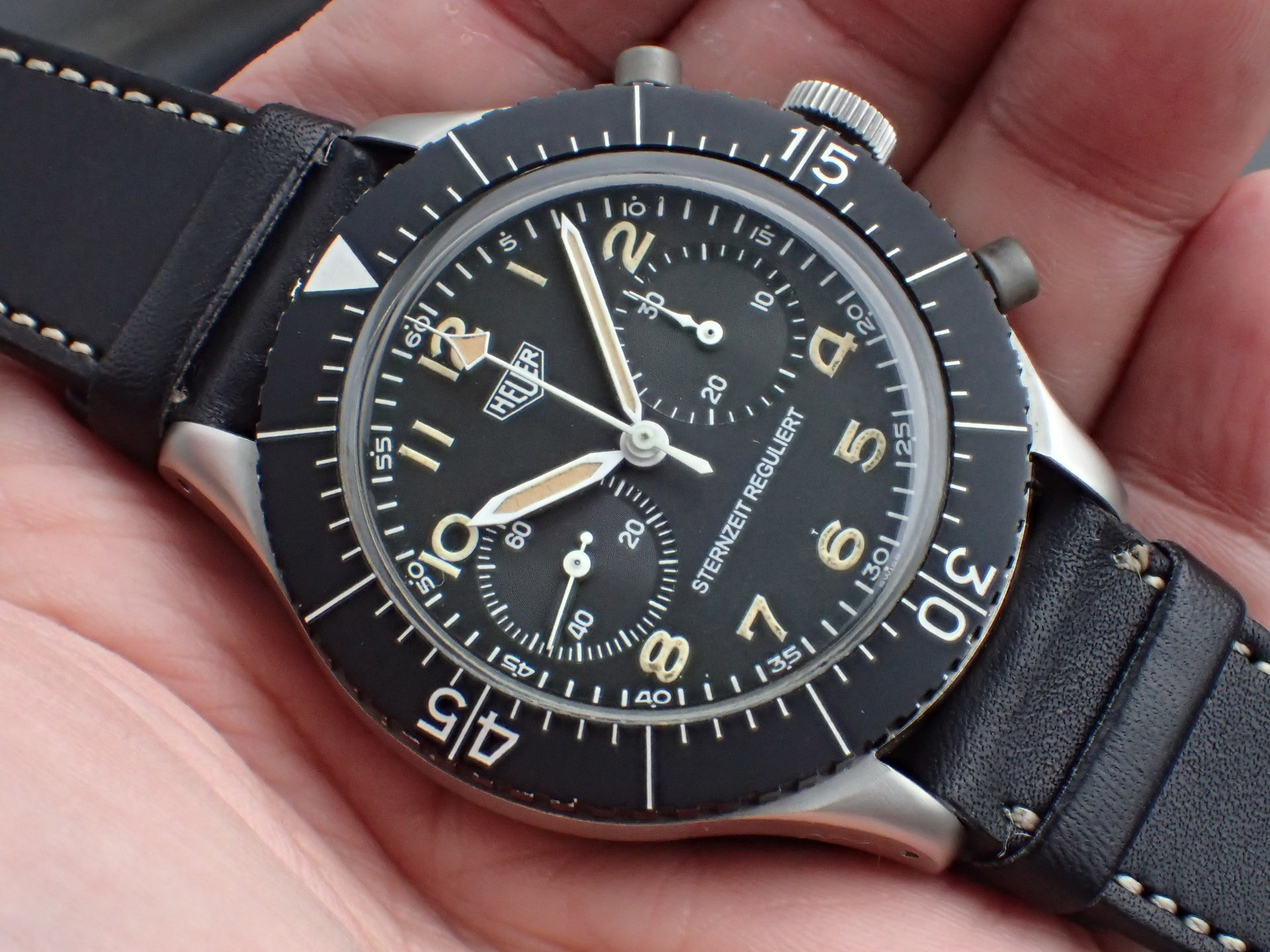 ホイヤー ドイツ陸軍 BUND 1551 SGSZ STERNZEIT REGULIERT 1960年代